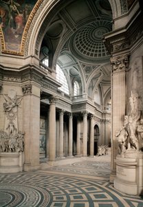 内観、1764-1812 作： Jacques Germain Soufflot